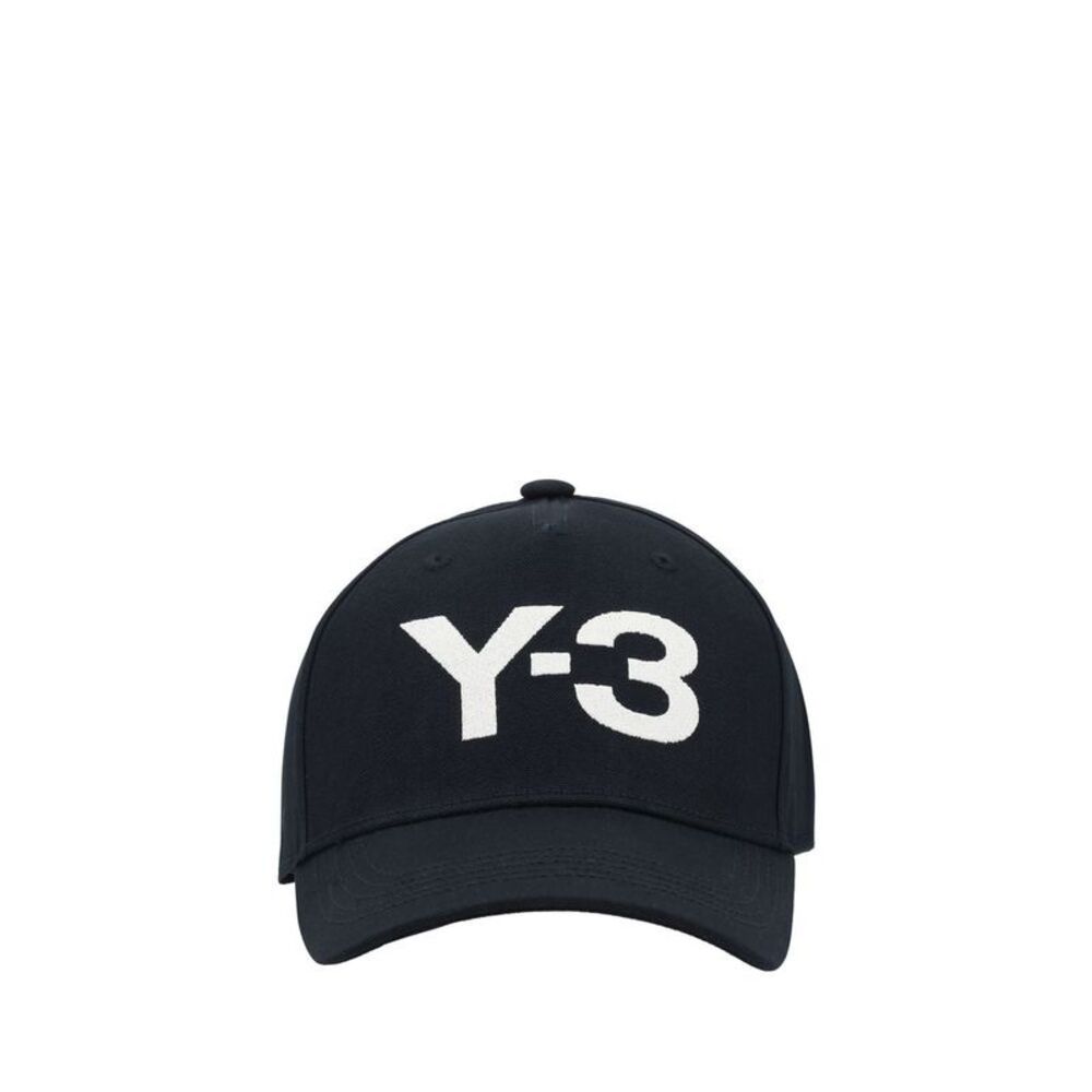 Y-3 Black Cotton Cap (Baseball Men's Hat)